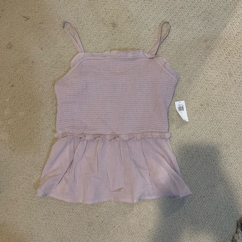 Peplum Ruffle Top - Picture 1 of 4